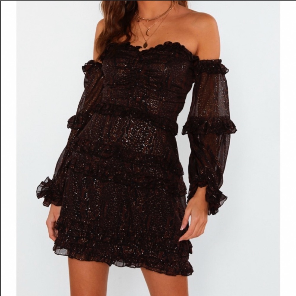 NWT Nasty Gal off the shoulder dress